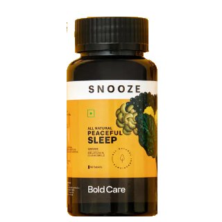 Bold Care Snooze - Natural Supplements for Better Sleep at Rs.399
